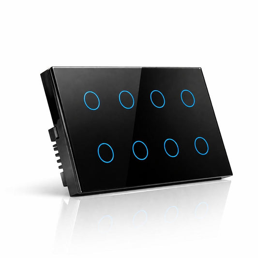 8 Gang Smart WiFi Switch Crystal Series
