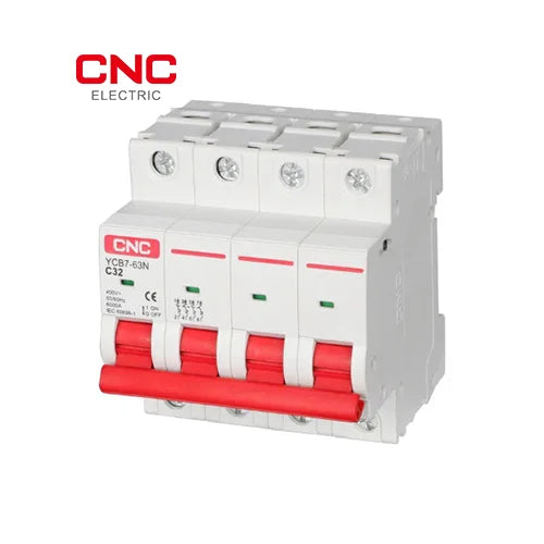 AC 4 Pole Breaker MCB 20A, 32A, 40A & 63A