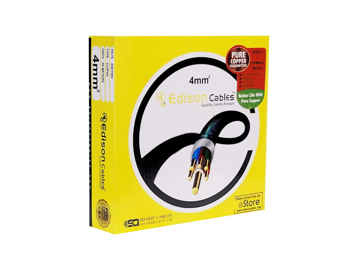 AC Cable 4mm² Copper/PVC Electrical Cable