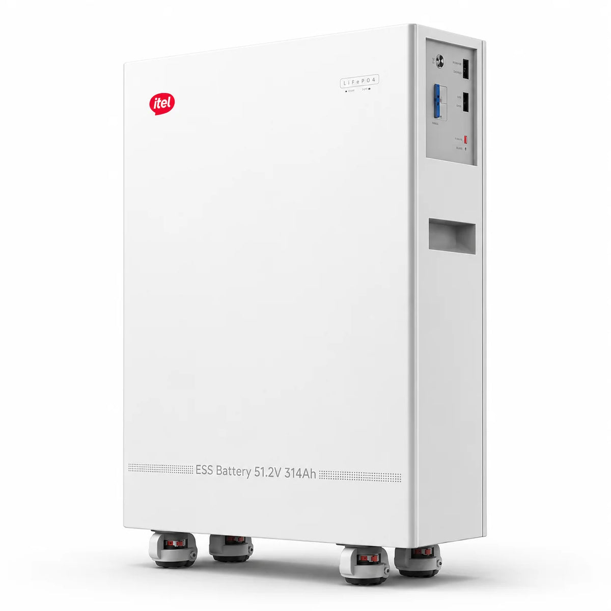 Itel Lithium-Ion Battery 51.2V 314Ah – 16kWh Solar Energy Storage Battery