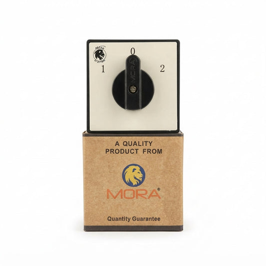 MORA 125A Changeover Rotary Switch | 2-Pole Manual Changeover Switch