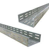 GI Cable Tray 3 × 3 Inch, 18 Gauge with Jointer & Cover