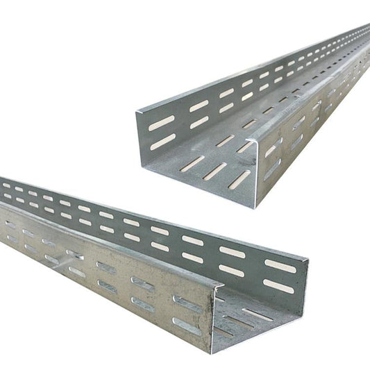 GI Cable Tray 6 × 6 Inch, 18 Gauge with Jointer & Cover