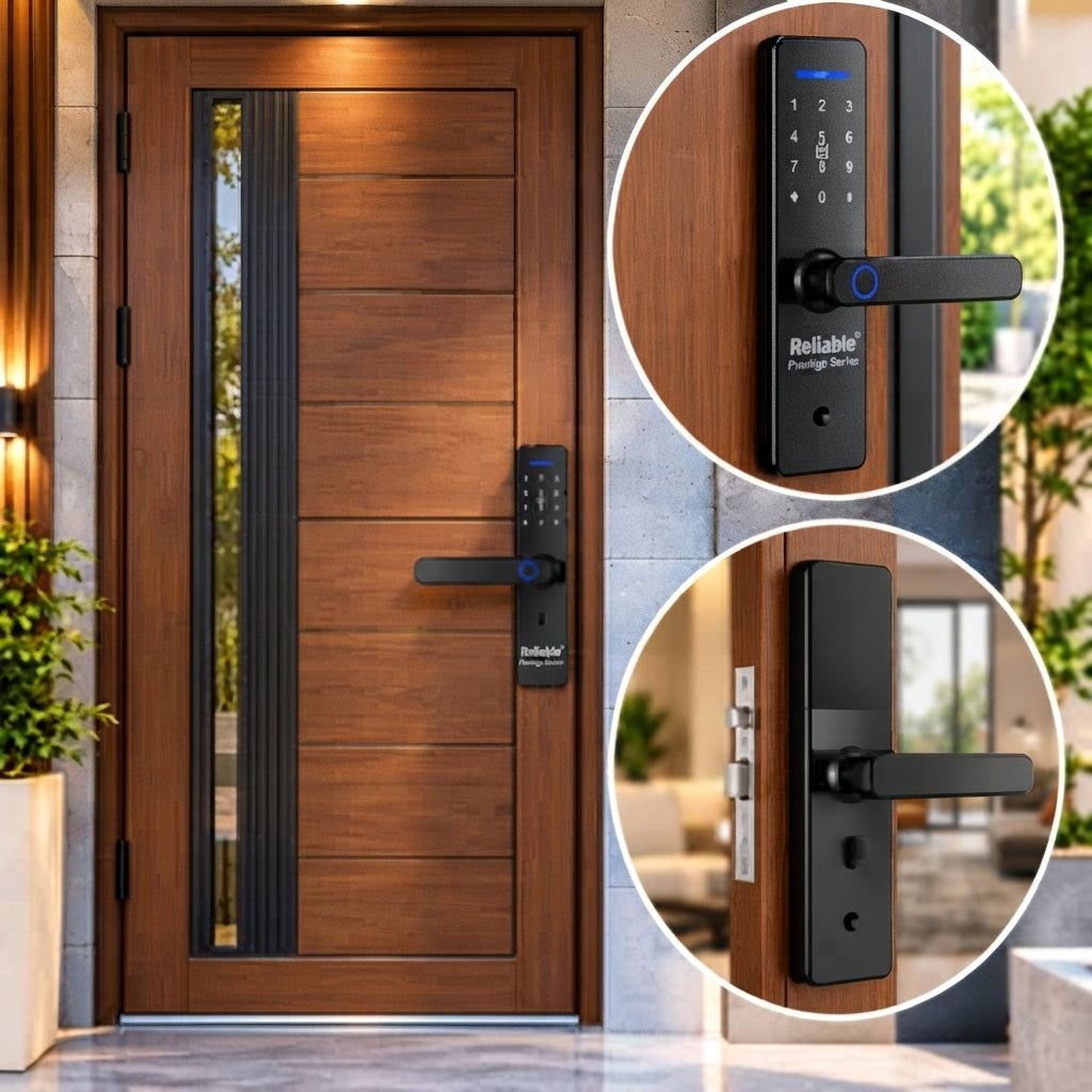 Reliable Electric Smart Door Lock – Fingerprint, WiFi, Tuya & TTLock Digital Security Lock