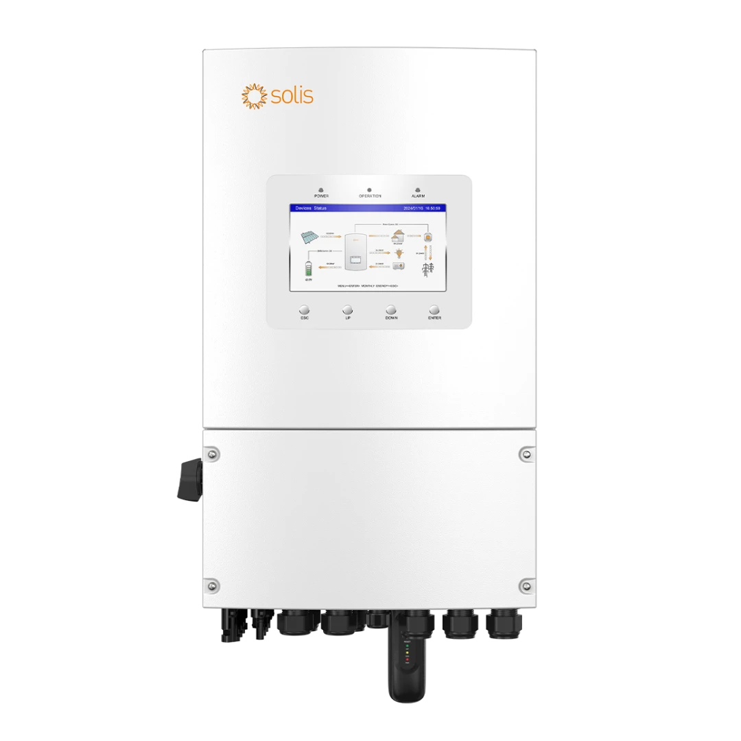 Solis 12kW Single-Phase Hybrid Solar Inverter with LCD Display
