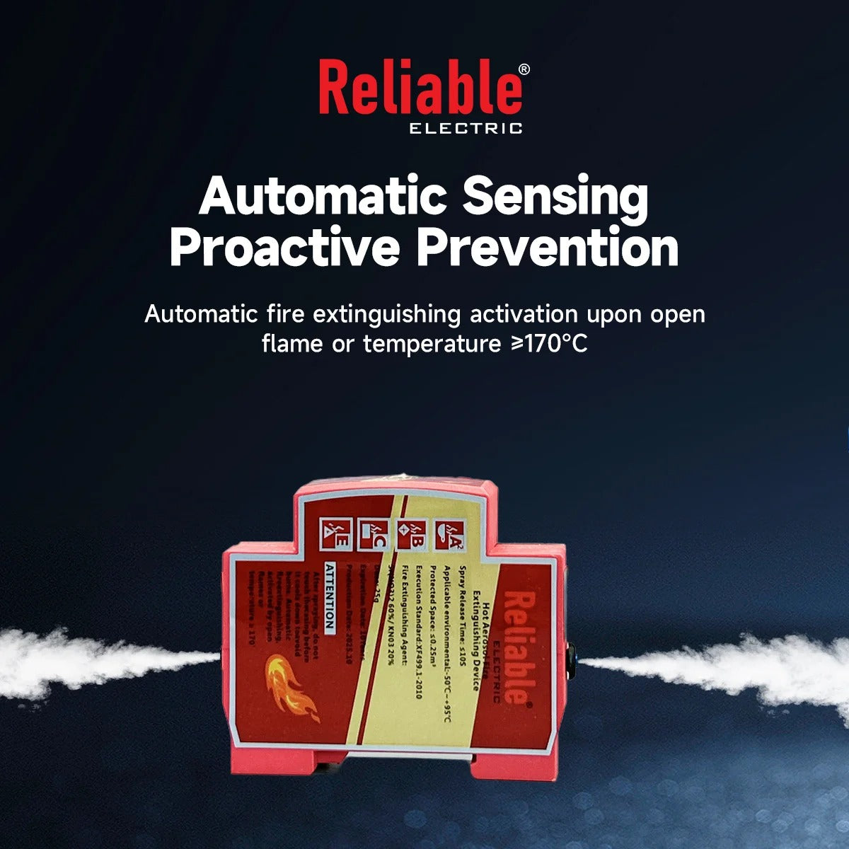 Reliable Electric Automatic Fire Extinguishing Device 1P