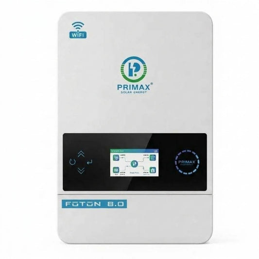 PRIMAX FOTON 8.0 8kw Hybrid Solar Inverter 24V | Single MPPT